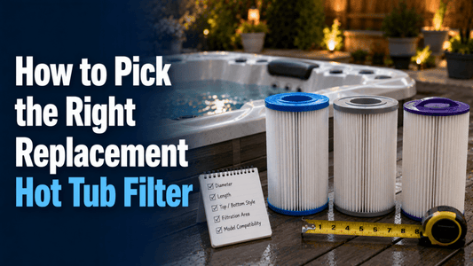 How to Pick the Right Replacement Hot Tub Filter - AquaDoc