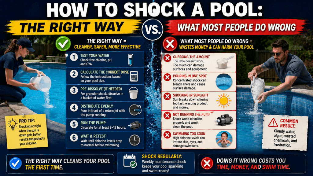 How to Shock a Pool: The Right Way vs What Most People Do Wrong - AquaDoc