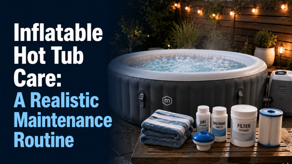 Inflatable Hot Tub Care: A Realistic Maintenance Routine - AquaDoc