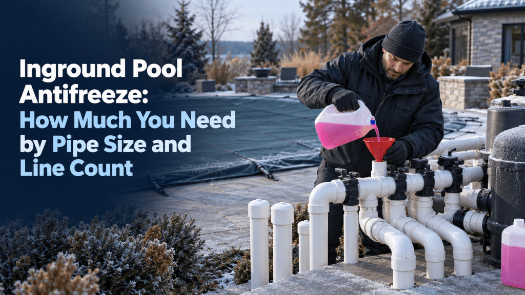 Inground Pool Antifreeze: How Much You Need by Pipe Size and Line Count - AquaDoc