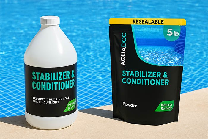 Liquid Stabilizer vs Powder Stabilizer - Which Pool Stabilizer is Better? - AquaDoc