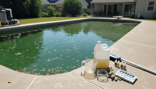 Muriatic Acid Before Shocking a Green Pool: Dosing by Pool Size