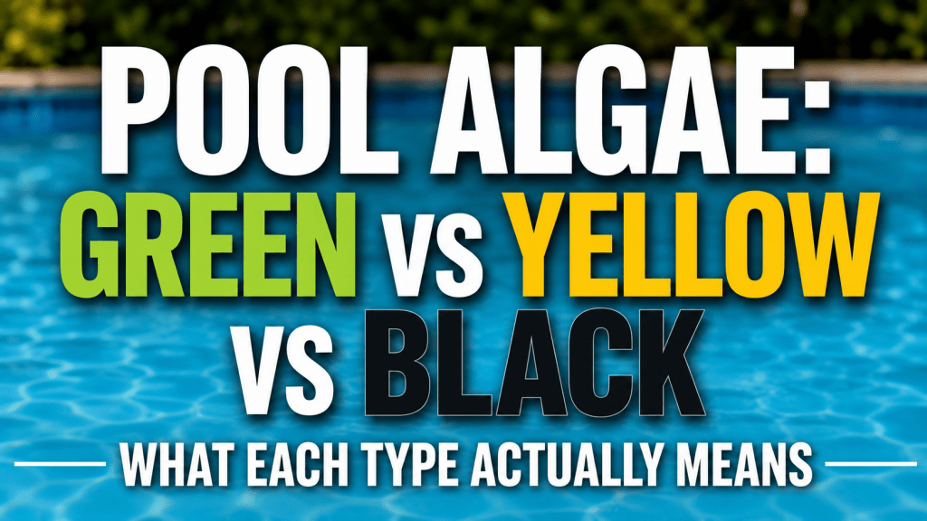 Pool Algae: Green vs Yellow vs Black - What Each Type Actually Means - AquaDoc
