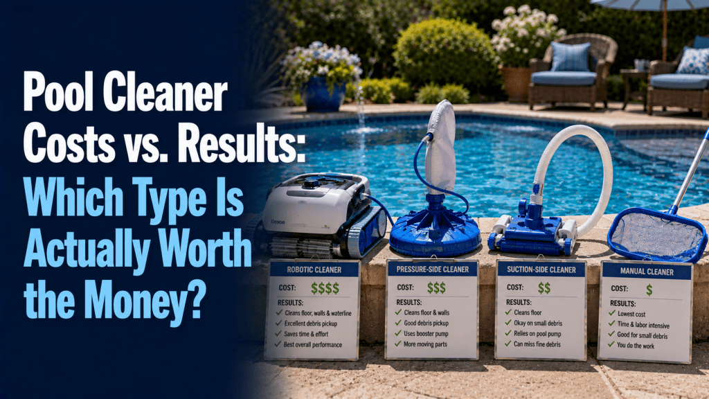 Pool Cleaner Costs vs. Results: Which Type Is Actually Worth the Money? - AquaDoc