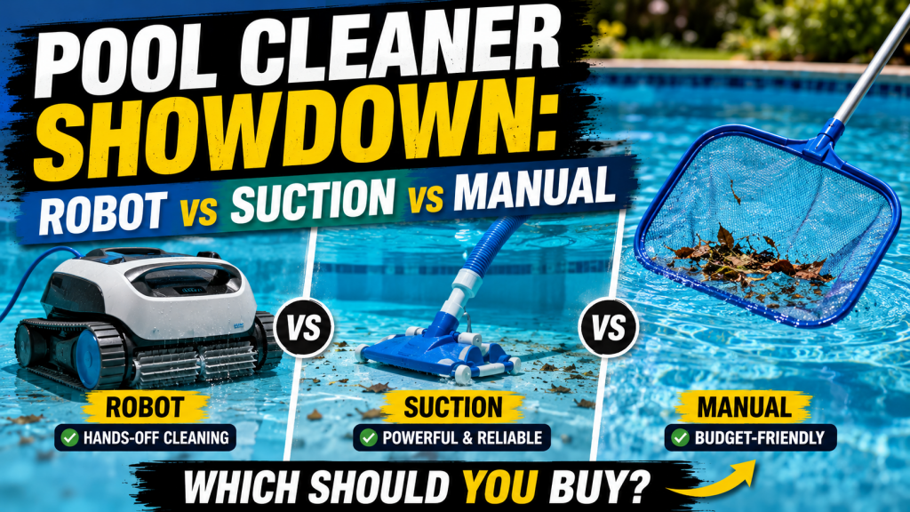Pool Cleaner Showdown: Robot vs Suction vs Manual — Which Should You Buy? - AquaDoc
