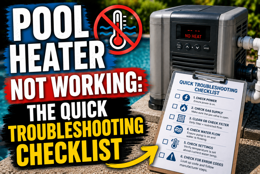 Pool Heater Not Working: The Quick Troubleshooting Checklist - AquaDoc