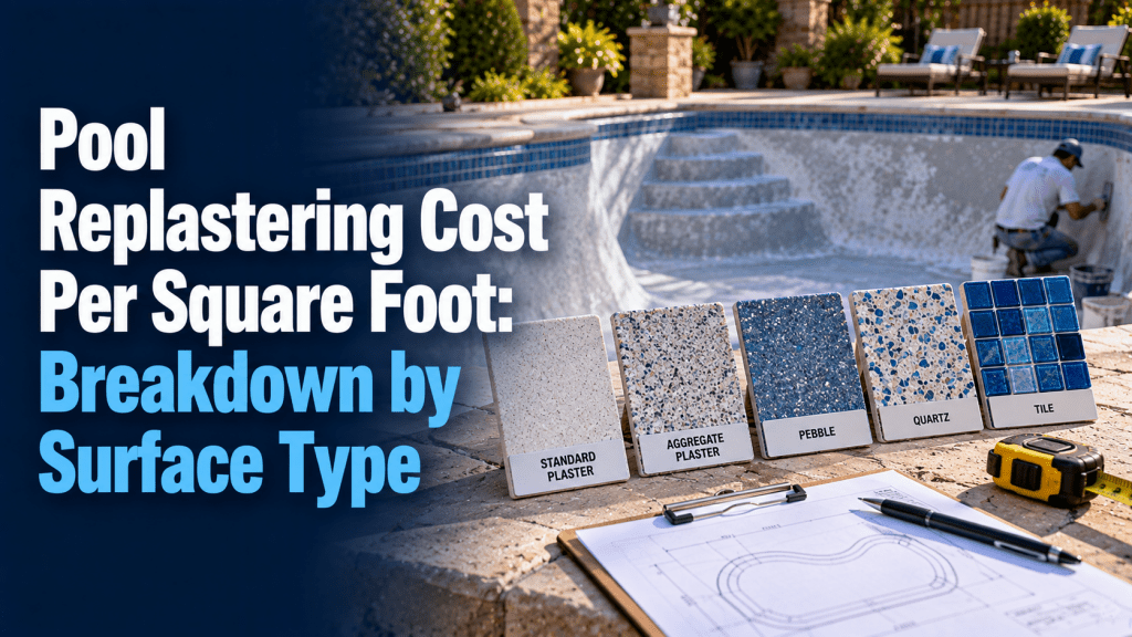 Pool Replastering Cost Per Square Foot: Breakdown by Surface Type - AquaDoc