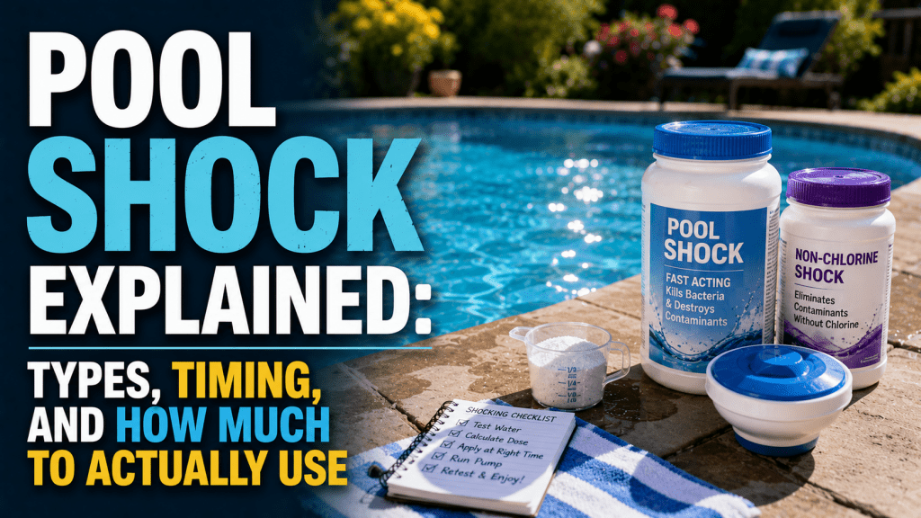 Pool Shock Explained: Types, Timing, and How Much to Actually Use - AquaDoc