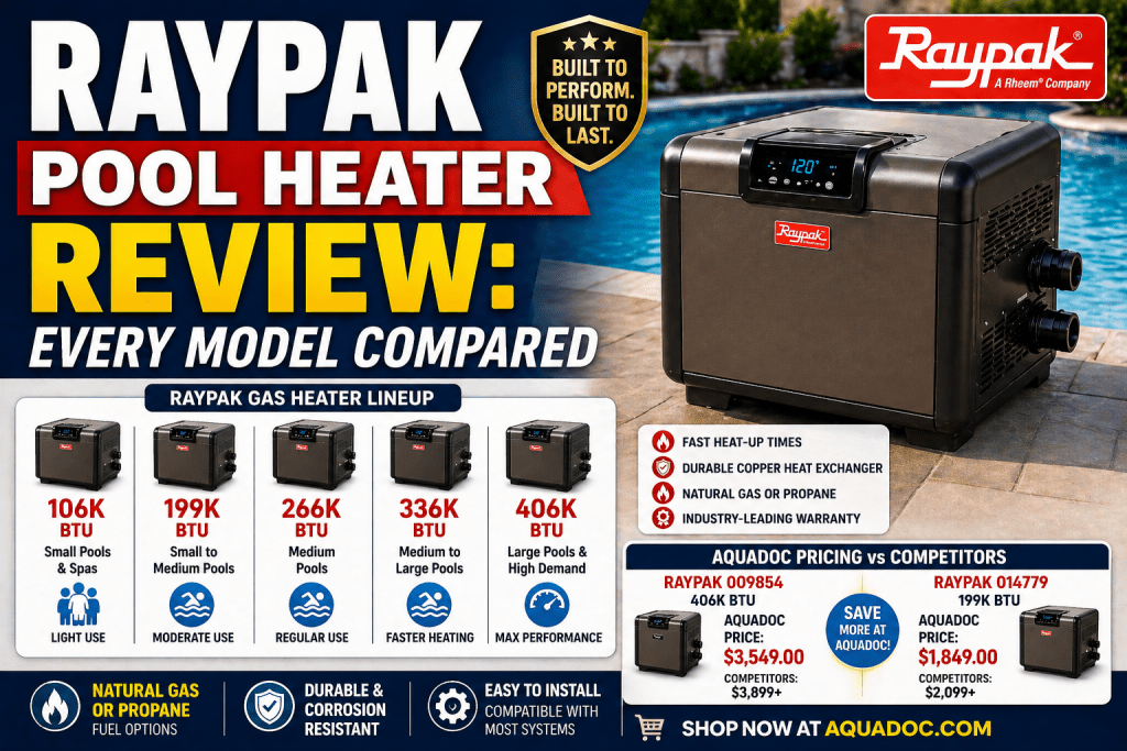 Raypak Pool Heater Review: Every Model Compared - AquaDoc