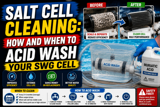 Salt Cell Cleaning: How and When to Acid Wash Your SWG Cell - AquaDoc