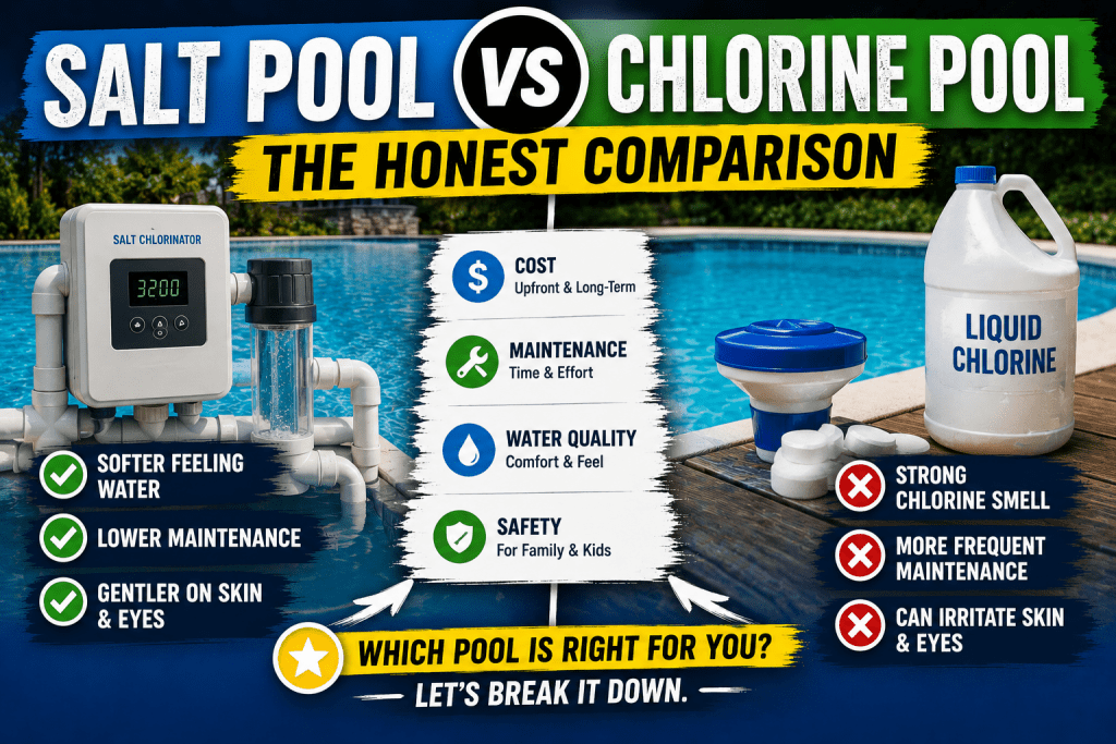 Salt Pool vs Chlorine Pool: The Honest Comparison - AquaDoc