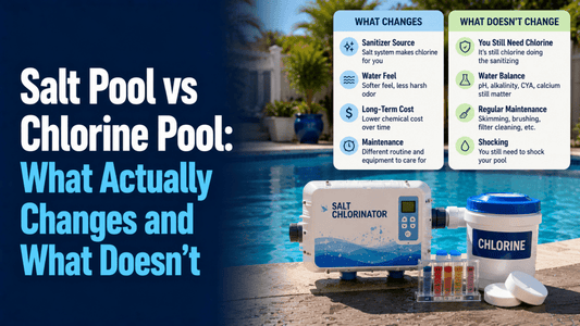 Salt Pool vs Chlorine Pool: What Actually Changes and What Doesn't - AquaDoc