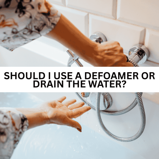 Should I Use a Defoamer or Drain the Water?