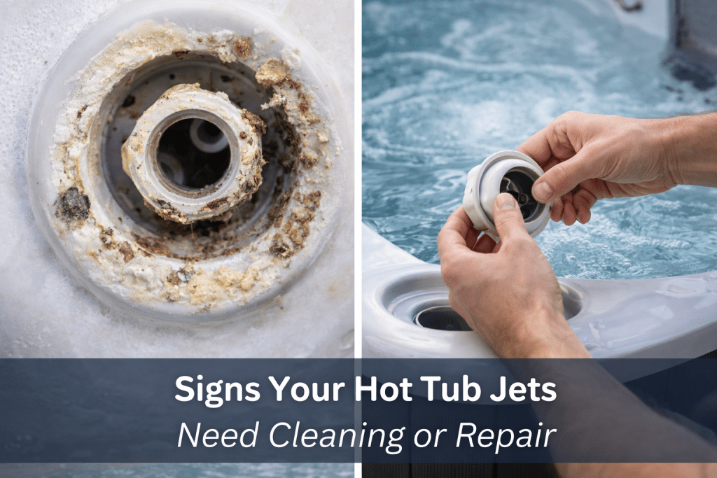 Signs hot tub jets need cleaning or repair? - AquaDoc