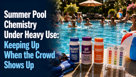 Summer Pool Chemistry Under Heavy Use: Keeping Up When the Crowd Shows Up - AquaDoc