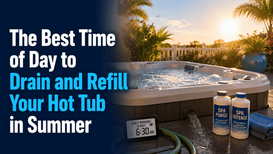 The Best Time of Day to Drain and Refill Your Hot Tub in Summer - AquaDoc