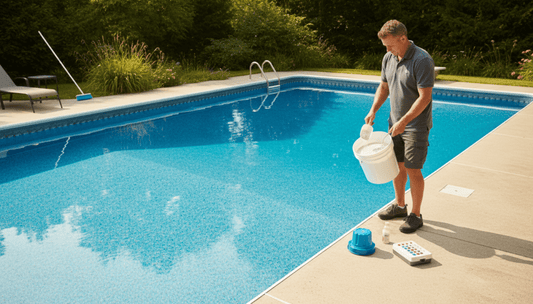 Trichlor Restart Dose for a 15,000-Gallon Vinyl Liner Pool After Two Weeks Away