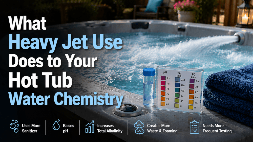 What Heavy Jet Use Does to Your Hot Tub Water Chemistry - AquaDoc