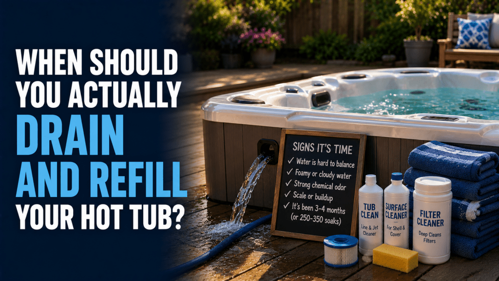 When Should You Actually Drain and Refill Your Hot Tub? - AquaDoc