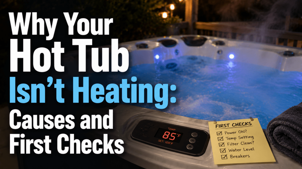 Why Your Hot Tub Isn't Heating: Causes and First Checks - AquaDoc
