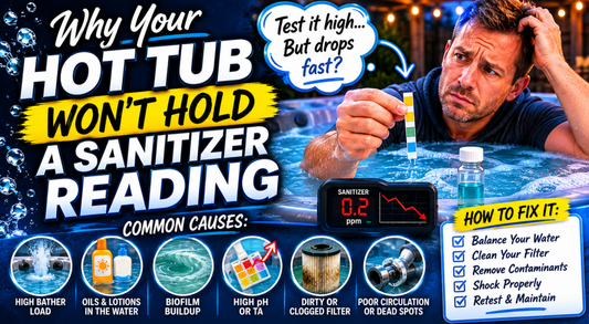Why Your Hot Tub Won't Hold a Sanitizer Reading - AquaDoc