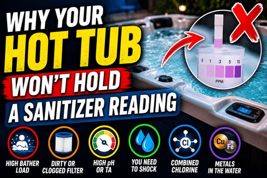 Why Your Hot Tub Won't Hold a Sanitizer Reading - AquaDoc