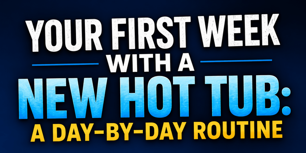 Your First Week With a New Hot Tub: A Day-by-Day Routine - AquaDoc