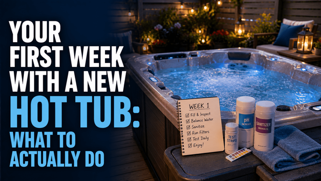 Your First Week With a New Hot Tub: What to Actually Do - AquaDoc