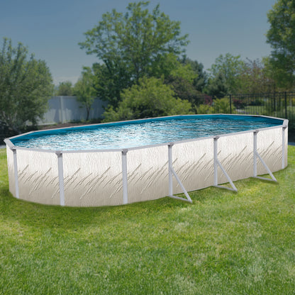 Pretium 12x21 Oval 52" Above Ground Pool #PPREGLX-CH122152SSSTSSFB0