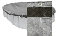 GPC Winter Covers 16' x 32' Oval Silver Pro Winter Cover 12122036A - AquaDoc
