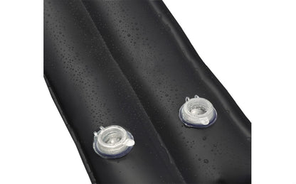 PoolStyle WTB - 1010 16 1' x 8' Black 16 Gauge Double Water Tube - AquaDoc