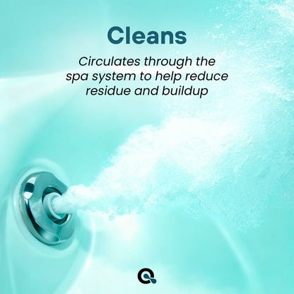 Weekly spa treatment for hot tubs