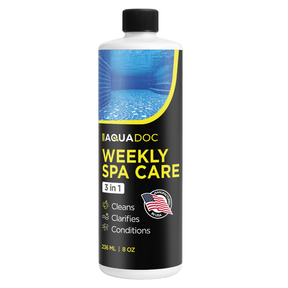 AquaDoc 3 in 1 weekly spa care bottle