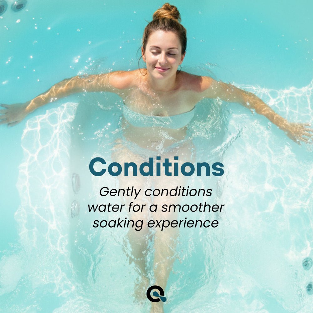 Liquid spa conditioner for routine maintenance