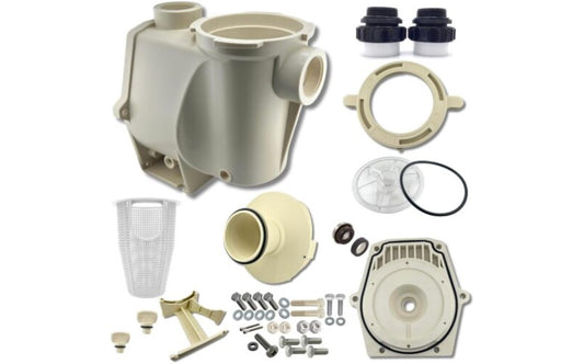 Whisperflo® Style Pump Wet End 0.5 HP-2 HP with High Temp Unions