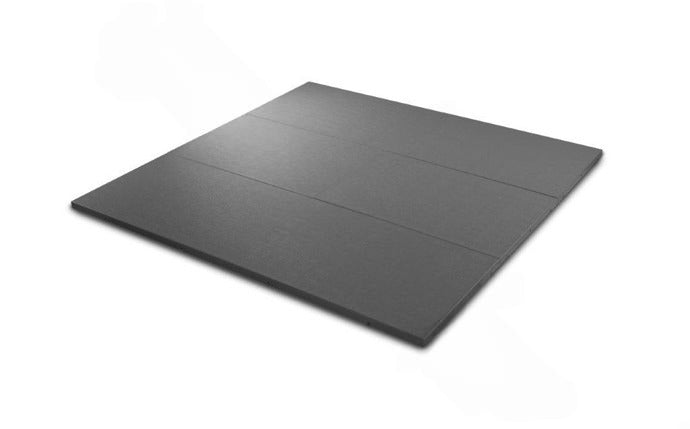 Durable polyethylene spa pad with built-in strength pockets and 300 lbs per sq. ft. load capacity.