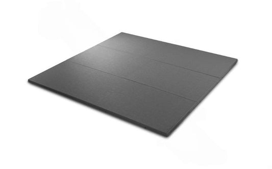 Durable polyethylene spa pad with built-in strength pockets and 300 lbs per sq. ft. load capacity.