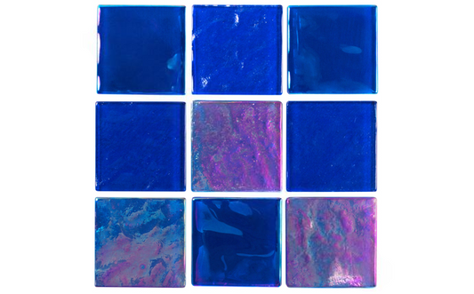 NPT 2" x 2" Equinox Dark Blue Tile for pools and spas