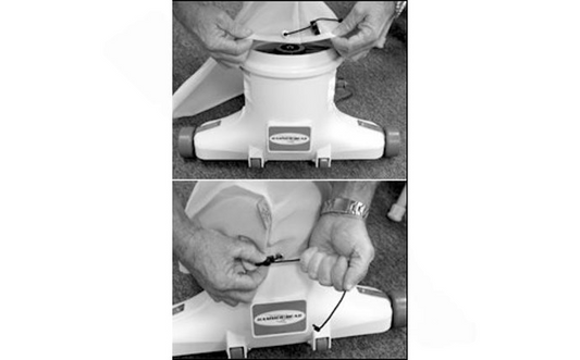 Extra Large Debris Bag with Cleat for heavy-duty pool clean-ups