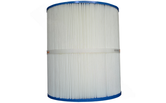 High-efficiency pool and spa filter cartridge, front view