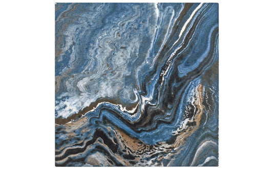 6" x 6" Onyx Tile Cobalt