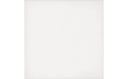 Glossy white porcelain 6×6 pool tile