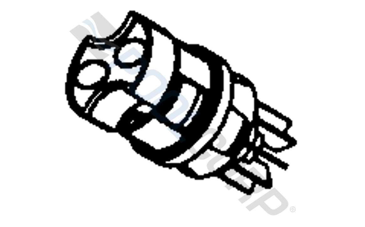 White JetAir Pulse-Flo Rotating Nozzle Assembly