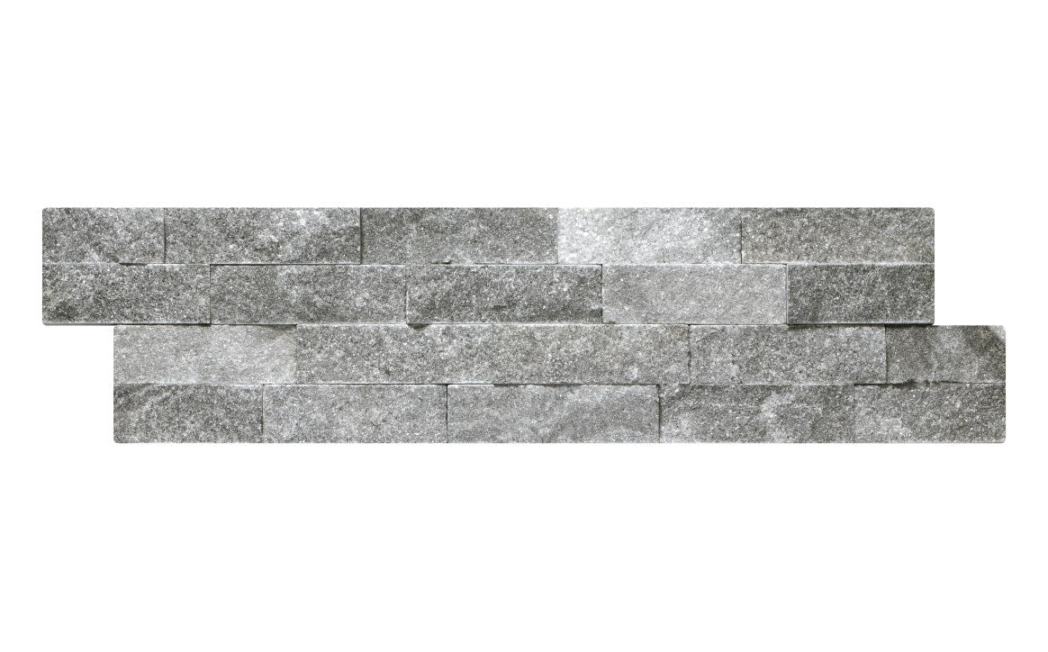 6" x 23 5/8" Ledger Panel Glint Split Face Tile Charcoal