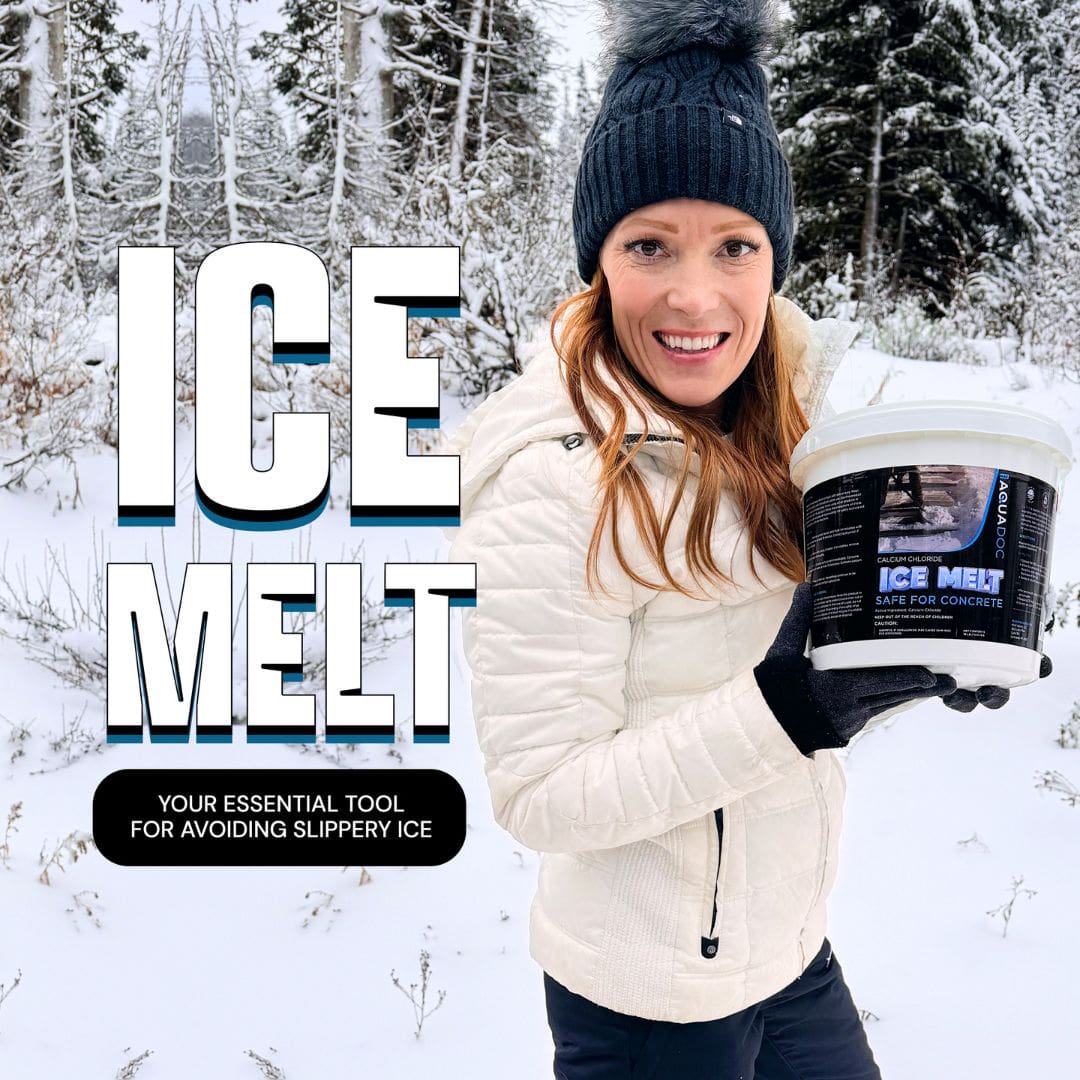 AquaDoc Ice Melt Safe for Concrete - Winter Snow Salt Alternative to Melt Ice, 10 Pound Pail