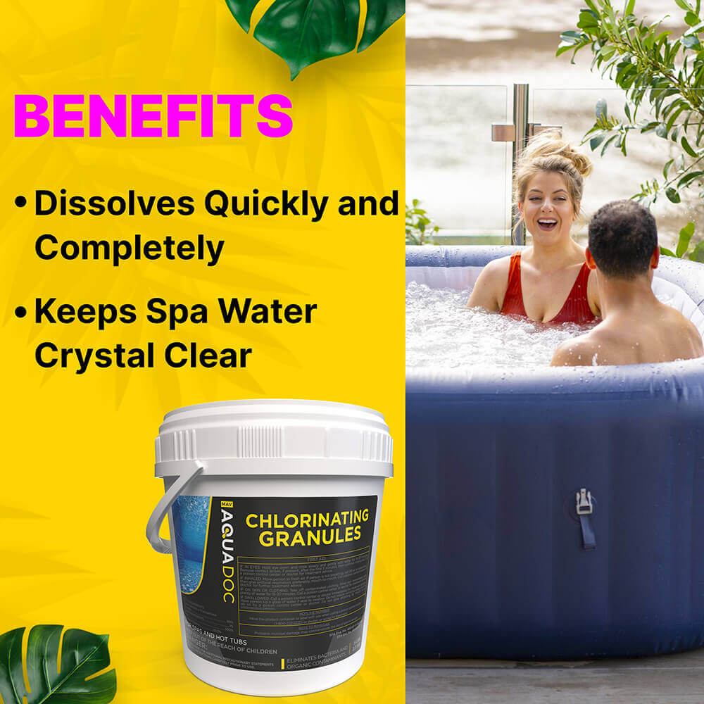 Chlorine Granules for Hot tub - 5 lbs