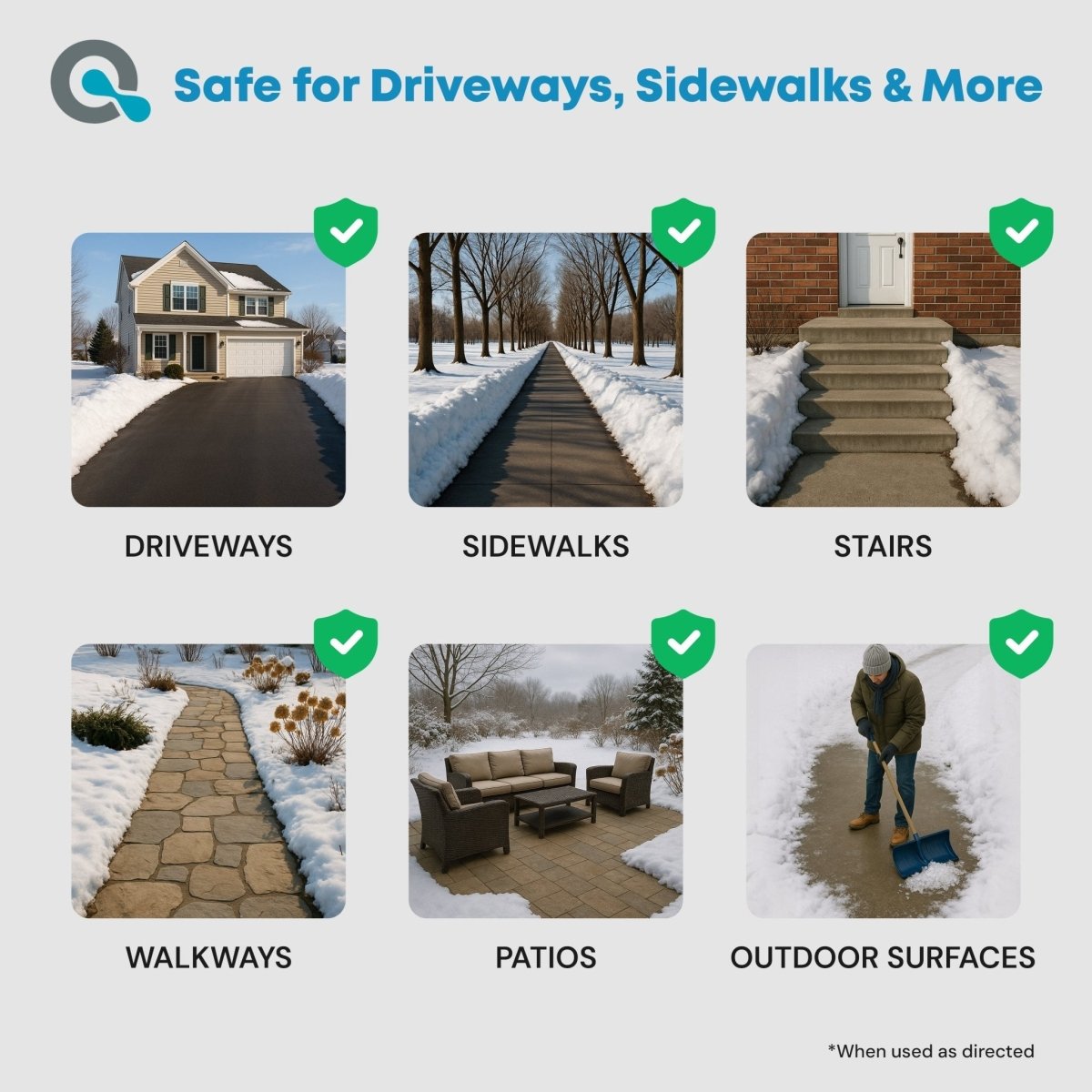 AquaDoc Ice Melt Safe for Concrete - Calcium Chloride - AquaDoc