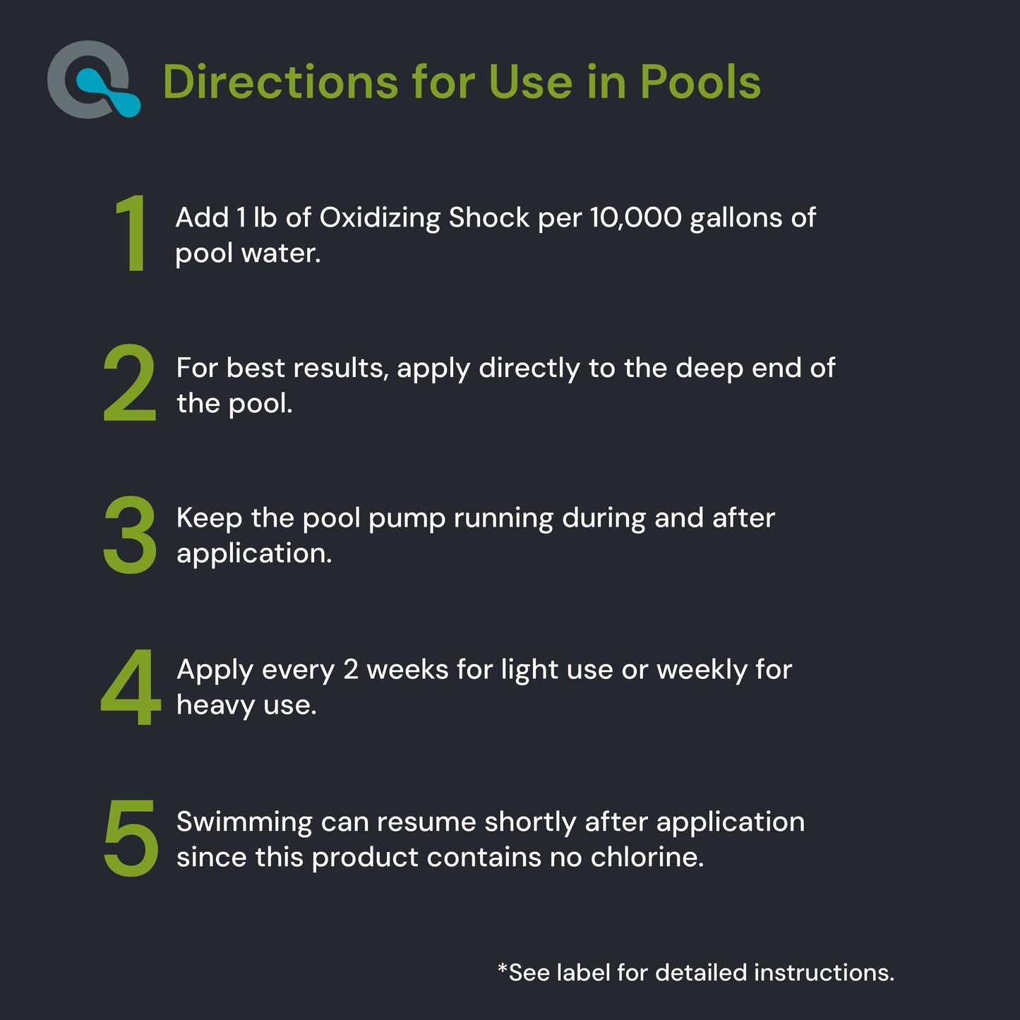 Oxidizing Shock For Pool & Spa