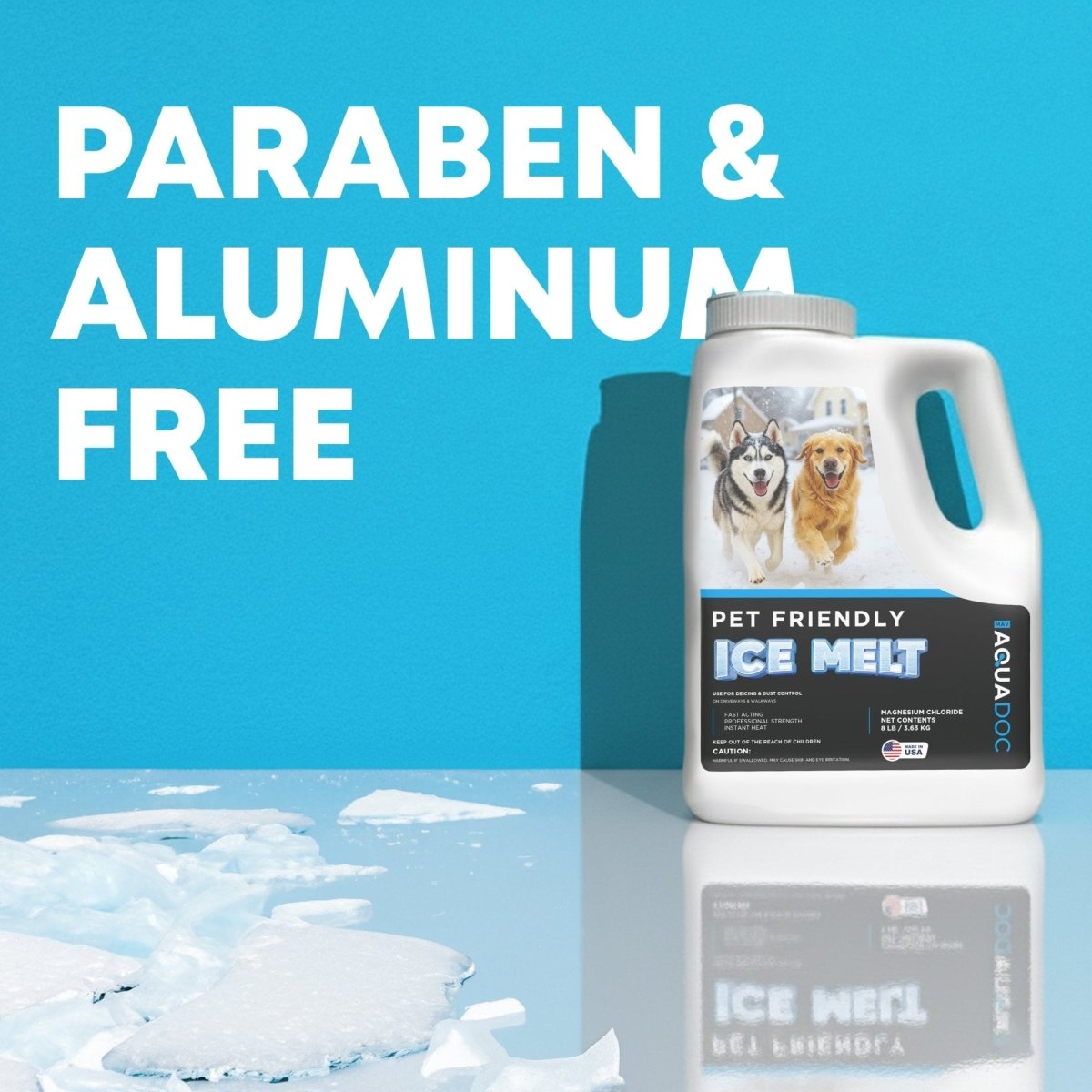 AquaDoc Pet Safe Ice Melt (Magnesium Chloride) - AquaDoc