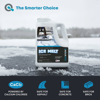 AquaDoc Ice Melt Safe for Concrete - Calcium Chloride - AquaDoc